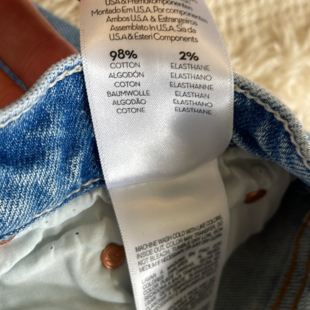 Mother The Insider Crop Step Fray Jeans - Picture 4 of 7